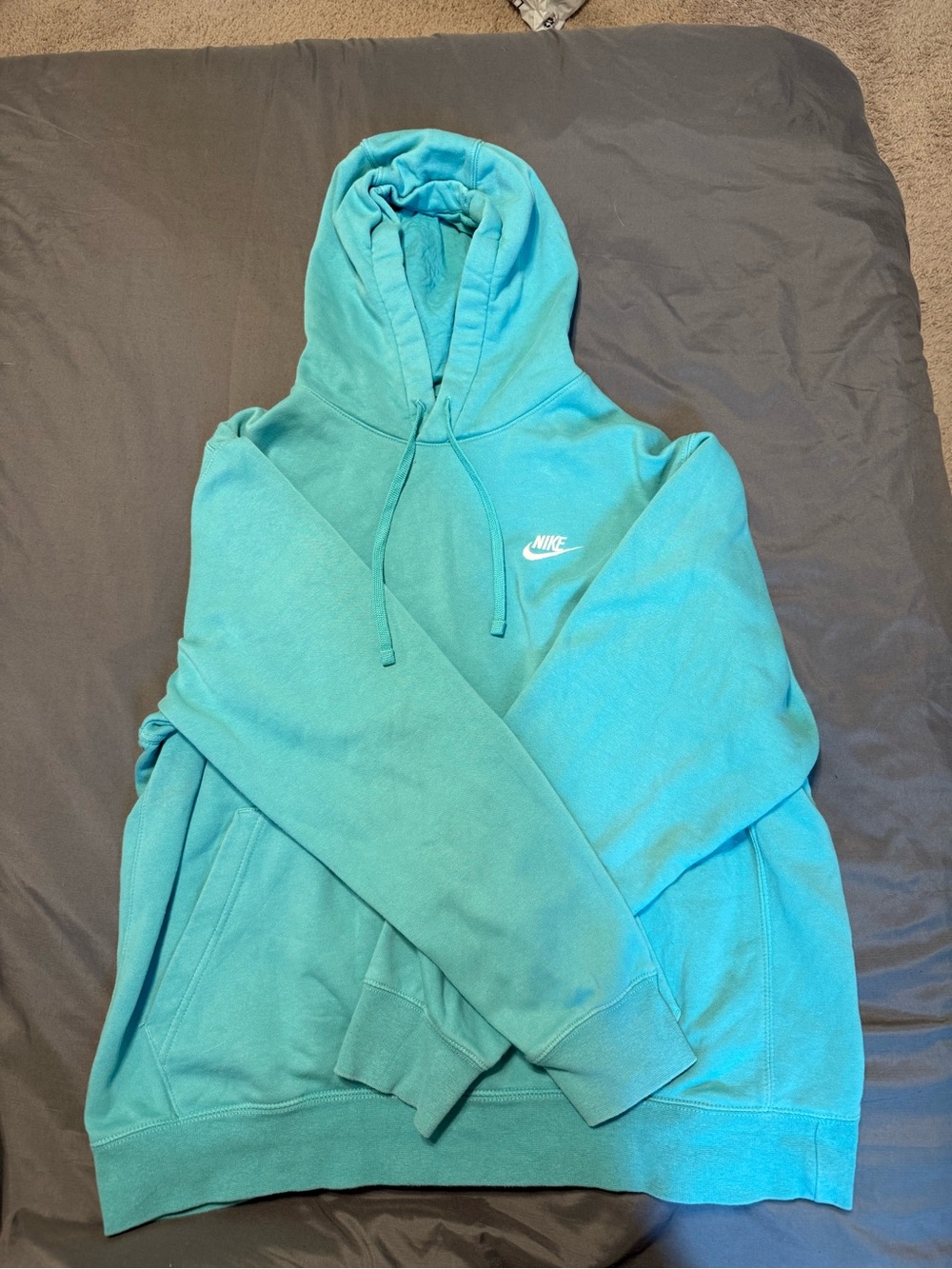 Nike Teal Blue Pullover Hoodie